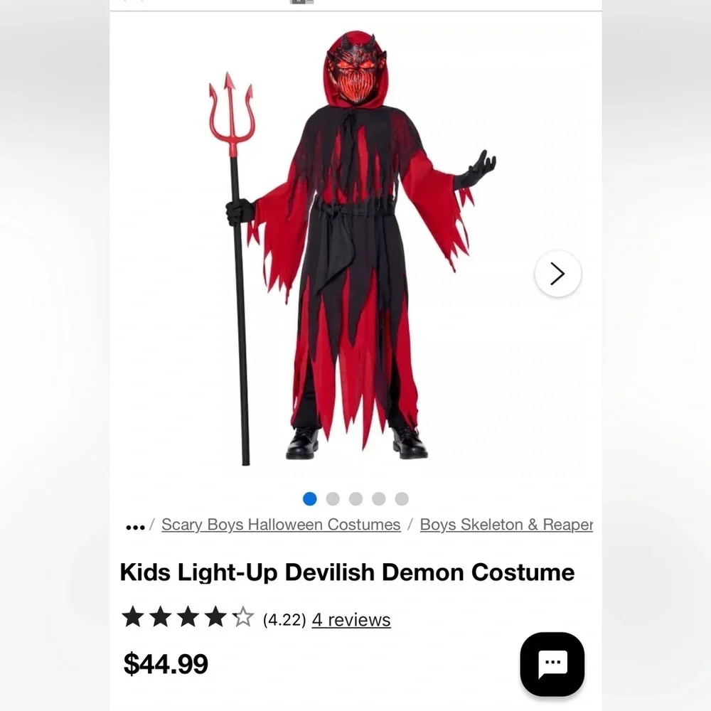 Kids devil costume - Picture 4 of 4